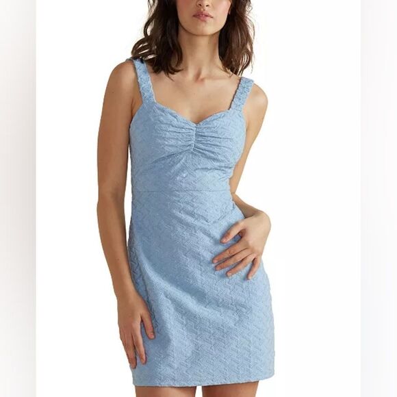 Minkpink Textured Sweetheart Mini Dress sz Med - Picture 1 of 15